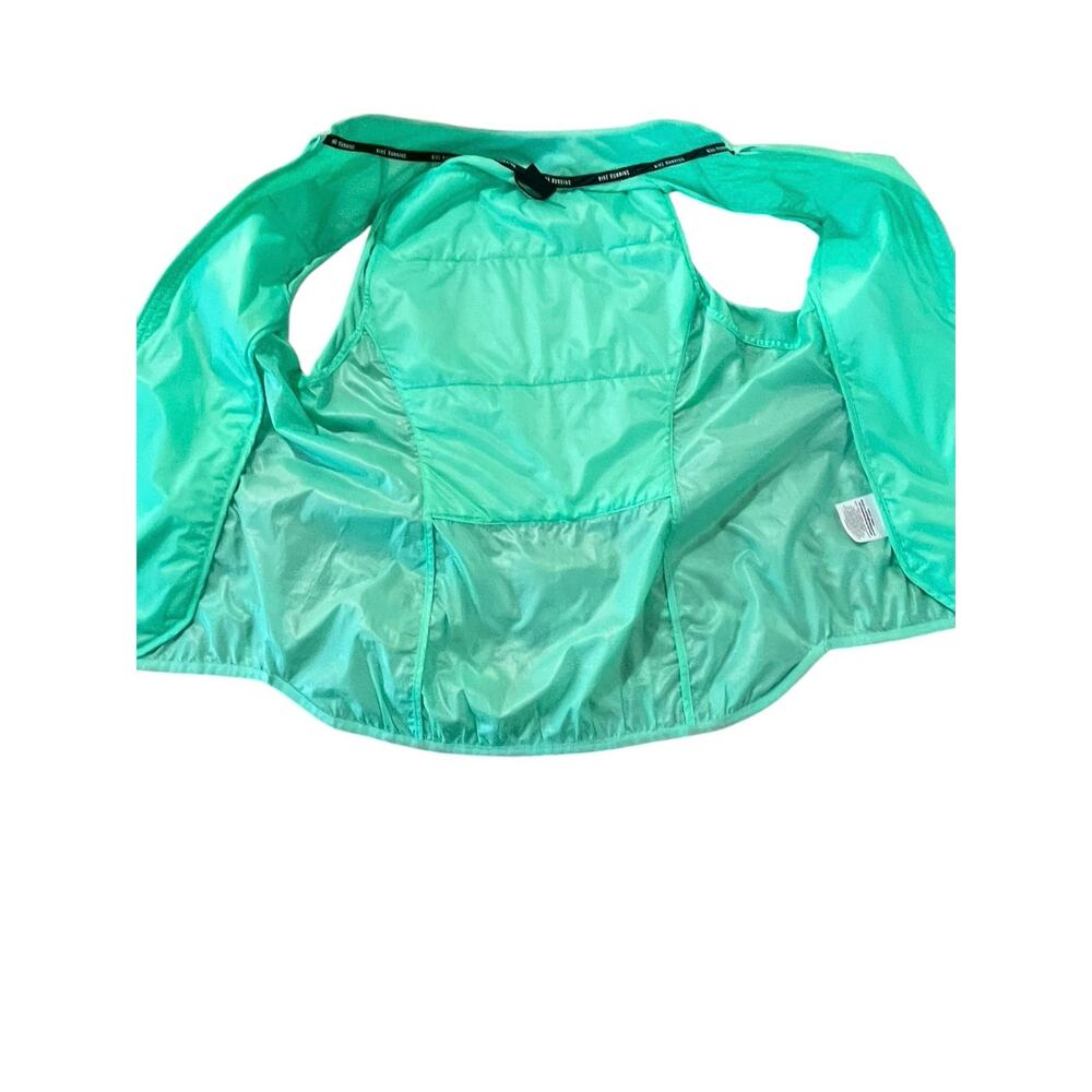 Nike AeroLayer Running Vest Women's Medium Ocean Green Insulated Reflective - Picture 7 of 7